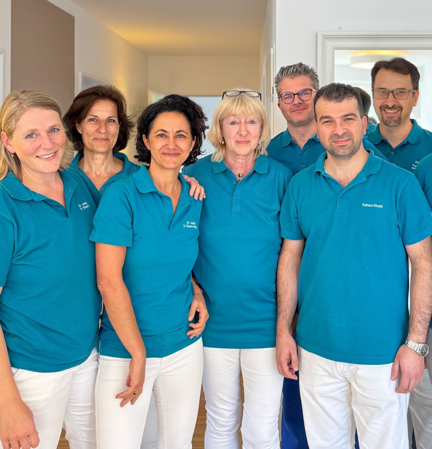 Gruppenbild der Ärzte im HNO-Zentrum-Ruhr