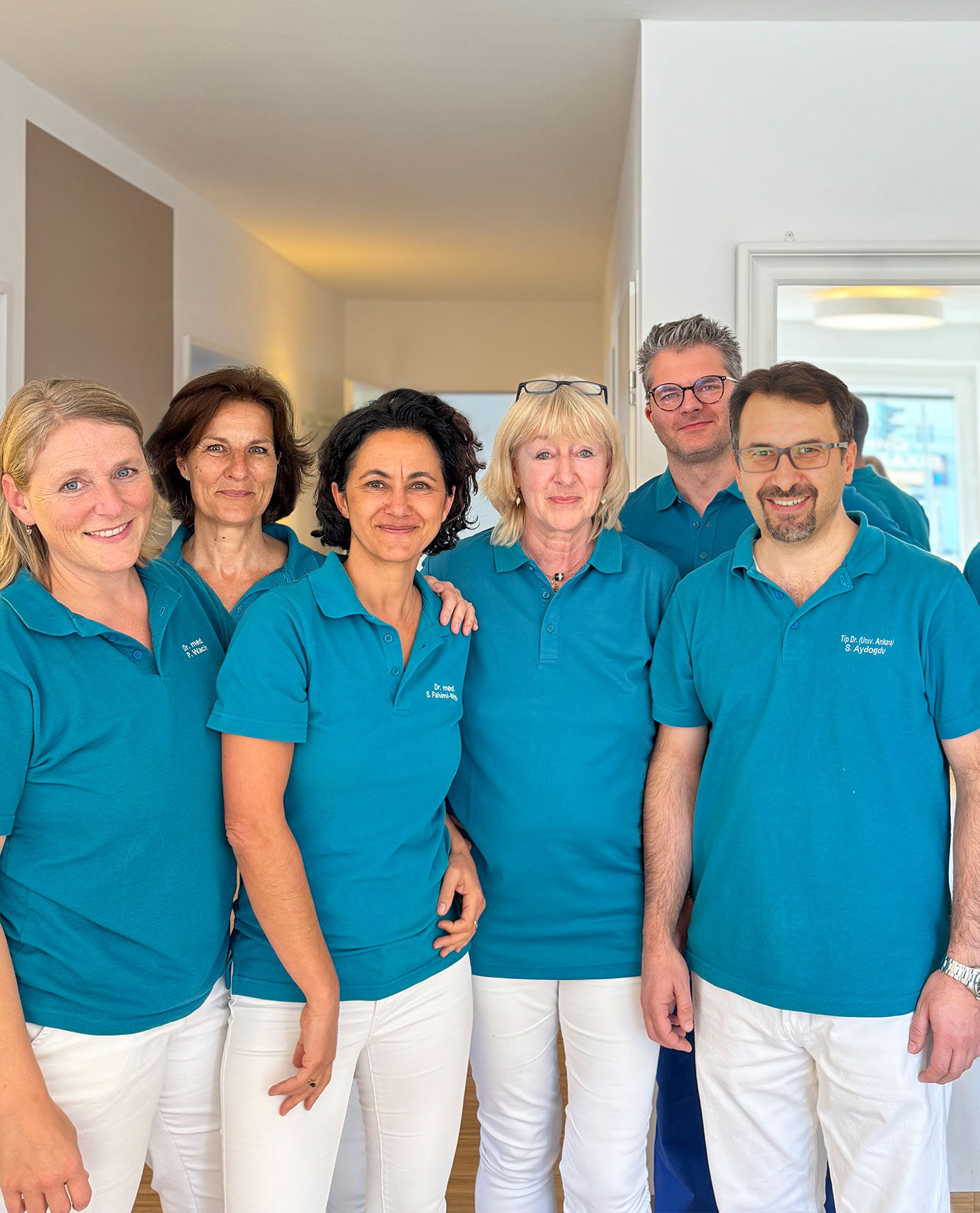 Gruppenbild der Ärzte im HNO-Zentrum-Ruhr